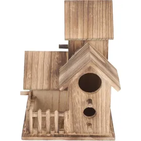 Meilleurs prix pour Nichoir Oiseaux Exterieur Nid d’Oiseaux à Suspendre en Bois Petite Maison à Oiseaux pour Jardin Extérieur Arbres Balcon