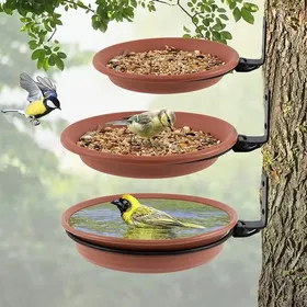 Meilleurs prix pour 3 PCS Abreuvoir à Oiseaux SuspenduBaignoire Oiseaux Exterieur à SuspendreMangeoire OiseauxBains pour Oiseaux Sauvage .