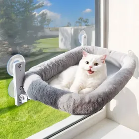 Meilleurs prix pour XJYDNCG Hamac Chat Fenêtre avec Coussin Lavable – Hamac pour Chat Stable et Confortable Lit Suspendu Nid Douillet multi CORBEILLE