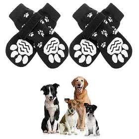 Comparer les prix de Chaussettes antidérapantes pour chiens, protection réglable pour sols en bois dur