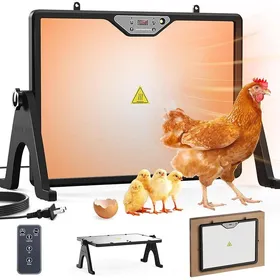 Comparer les prix de Plaque Chauffante Poussin 180W Lampe Chauffante Poulailler Chauffage Poulailler avec Thermostat 30°C-75°C avec
