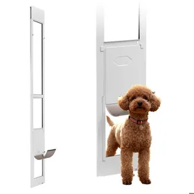 Comparer les prix de Chatière pour Chien et Chat-VEVOR-pour Porte Coulissante en Verre-Trappe pour Chien avec Battant 2096x3112 mm-Taille M