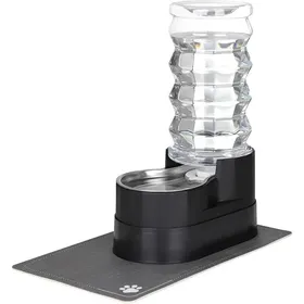Comparer les prix de Distributeur automatique eau pour animauxabreuvoir en acier inoxydable avec coussin imperméable8 l Ferreux