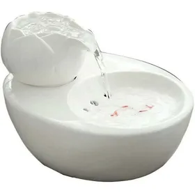 Comparer les prix de Fontaine à eau pour chat en céramique 13L – Distributeur deau silencieux – Filtration haute capacité – Dimensions Femeo
