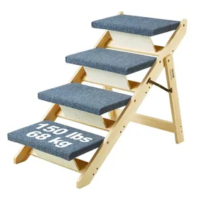 Comparer les prix de Escalier Bois Pliable-VEVOR-pour Canapés et Voitures-Peut Accueillir des Animaux de Petite-Solution de Stockage Peu Encombrante