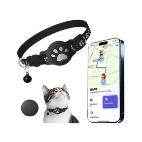 Meilleurs prix pour Collier GPS Chat 2026 Nouveau Traceur GPS Chat Tracker sans Carte SIM sans Abonnement Mensuel Localisation Temps Réel  (Noir)