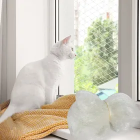 Comparer les prix de YSFMODE-Filet De Protection Chat 5X5M Protection Fenetre Chat Sans Perçage Filet Chat Balcon Grillage Chat Filet Chat Pour Balcons