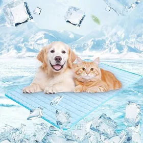 Meilleurs prix pour Rafraichissant Chien Tapis fraicheur Chien Refrigerant Pet Cooling Mat tanche et Facile Nettoyer Convient aux XLBlau M CORBEILLE