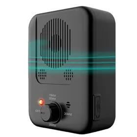 Comparer les prix de 1 Dispositif anti-aboiements à ultrasons étanche IPX4 automatique portée 15m pour chiens intérieur extérieur .