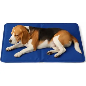 Meilleurs prix pour Coussin rafraîchissant - ULISEM - 50 x 65 cm - Gel auto-rafraîchissant - Bleu uni - Pour chiens et chats