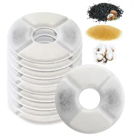 Comparer les prix de Filtre Fontaine Eau Chat 10PCS Filtres de Remplacement de pour 1 6-2 5L Fontaine Chat Chien Filtres de Re avec FONTAINE A EAU