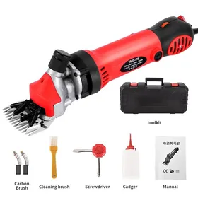 Comparer les prix de Tondeuse à Moutons Électrique 900 W - 6 vitesses réglables - 28 000 tr/min - Diamètre de coupe : 76 mm - Câble de 3 m