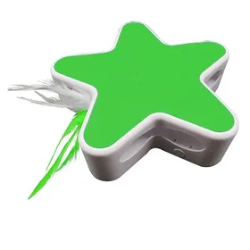 Comparer les prix de Fournitures pour animaux de compagnie Jouets pour chat Électrique Smart Self-Hi Feather Funny Cat Stick (Blanc et Vert)