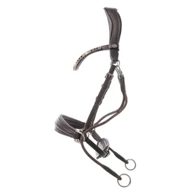 Meilleurs prix pour Bridon sans mors pour cheval Kavalkade Cross Light English Nb - Marron - Full