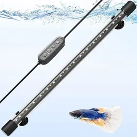 Comparer les prix de 58cm Lampe pour Aquarium 24/7 avec LED RGBW à Spectre Complet Rampe pour Aquarium Etanche IP68 avec Régulation de 58cm