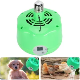 Comparer les prix de Lampe chauffante E27 poulailler 220V avec contrôle température chauffage poussins canard reptile niche chien