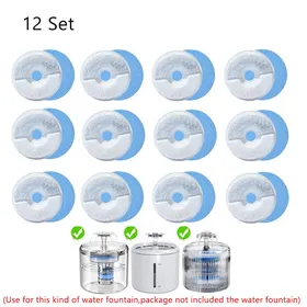 Meilleurs prix pour Filtres pour fontaine à eau pour chat - Phoesky - Charbon actif - Système de filtration à cycle quadruple - 413 pouces