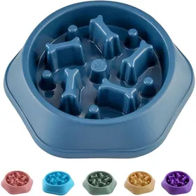 Meilleurs prix pour Gamelle anti-glouton adaptée aux chiens de petite et moyenne taille.