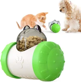 Comparer les prix de Jouets éducatifs pour chiots Puzzle amusant Boule alimentaire pour chiens et chats de petite et moyenne taille (vert)