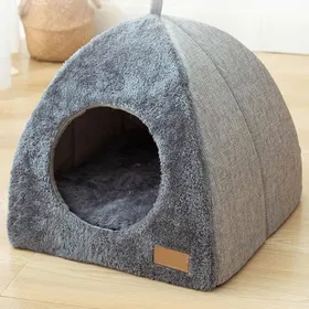 Comparer les prix de Grotte pour Chat Niche Chat Interieur Respirant Lit pour Chat Lavable Abri Chaud pour Chat Lit pour Chat Chien Lit Conf KIT HABITAT