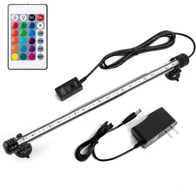 Comparer les prix de Lampe daquarium - Éclairage daquarium - Lumière LED changeante de couleur pour utilisation sous-marine - Avec télécommande /