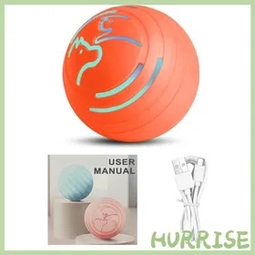 Meilleurs prix pour Garosa Balle vibrante pour chien Balle vibrante interactive pour chien avec lumière colorée 4 modes de animalerie hygiene Orange