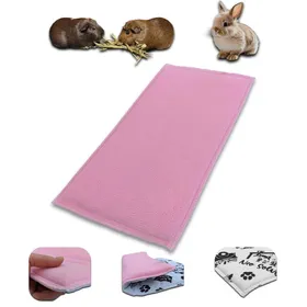 Comparer les prix de NEO SOLVO Polaire Modulable 2 en 1 - Couverture Surlitière et Tunnel Géant - 60 x 120 cm Pliable - Rose - Format Cage Midwest