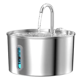 Comparer les prix de Fontaine a Eau Chat Acier Inoxydable: Fontaine à Eau pour Chat Ultra-Calme - 2 2L Distributeur Animal de Compagnie a FONTAINE A EAU