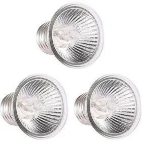 Comparer les prix de Lampe de chaleur pour reptiles - OKZ® - 25W - UVA UVB - Ampoule de réchauffement - 5x5x5 cm - Verre haute qualité