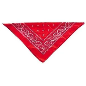 Meilleurs prix pour Bandana - Rouge - 50x50 cm - Imprimé floral - Printemps/Été