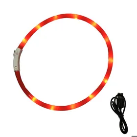 Meilleurs prix pour Collier Lumineux Rechargeable pour Chien Pratique et Sécurisé Pour Petits et Grands Animaux de Compagnie