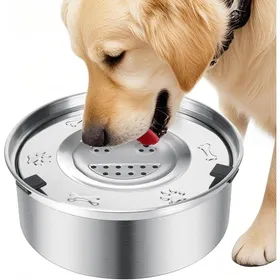 Meilleurs prix pour Gamelle Anti Éclaboussure Chien 1L Gamelle Eau Chien Anti Goutte en Acier Inoxydable Gamelle Anti Renversement et Débordement