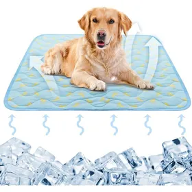 Meilleurs prix pour Tapis rafraîchissant pour animaux 70 x 55 cm antidérapant lavable doux adapté aux lapins (banane)