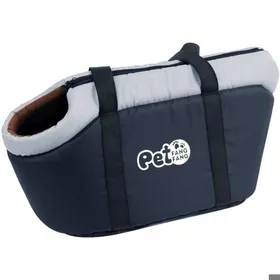 Meilleurs prix pour Sac de Transport pour Animal de Compagnie - Mains Libres Pliable en Maille Respirante pour Chat et Animal Domestique (Noir Larg