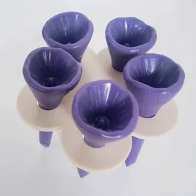 Meilleurs prix pour INF Abreuvoir pour abeilles en forme de fleur en résine (pack de 2) Violet