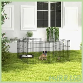 Meilleurs prix pour Cocosity Parc Enclos Modulable Pour Chiens Lapins Rongeurs Clôture Pour Petits Animaux Intérieur Et Extérieur Pliant 8 Panneaux