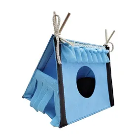 Comparer les prix de SALALIS maison de tente tunnel pour petits animaux SALALIS Tente tunnel pour cachette de cochon dInde Tente animalerie jouet Bleu