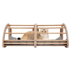 Meilleurs prix pour Arbre à chat - 2 chambres - Capacité de charge de chaque pièce : 15kg - Taille de chaque chambre : 43*34*34cm - Couleur bûche