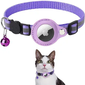 Meilleurs prix pour Étui à collier pour chat - Phoesky - Pour Airtag - Réfléchissant - Étanche - Antichoc - Réglable 22-35 cm