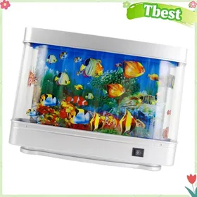 Comparer les prix de Tbest lampe à bulles Lampe Daquarium LED En Forme De Poisson Décoratif Imitation Aquarium animalerie eclairage Prise UE blanche