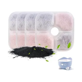 Comparer les prix de 4 PCS Filtre Fontaine Eau Chat Filtres de Re Compatible it Distributeur D’Eau filtrante pour Chat avec Système de Trip FILTRE A AIR