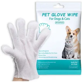 Comparer les prix de Gants de nettoyage pour chiens et chatsgants nettoyants et déodorantspoils de chien et chatvisageoreillesyeuxpatteslingettes
