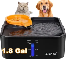 Comparer les prix de Fontaine A Eau Chien Automatique Pour Chien-5 Couches-Système De Filtration-235 Oz/7L Extra Large Très Grandsilencieux-Sans Bpa