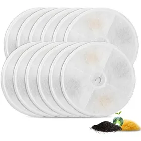 Meilleurs prix pour Filtres pour fontaine à eau - PZCC - 10 pièces - Résine carbone - 1.85L - Anthracite