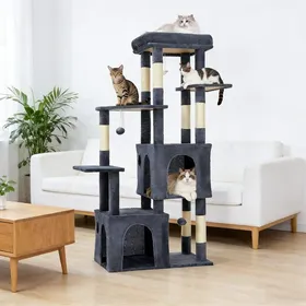 Comparer les prix de Arbre à Chat Griffoir-TOYS S-45× 72 × 156CM-Tour descalade Stable à Plusieurs Niveaux Arbres dactivité