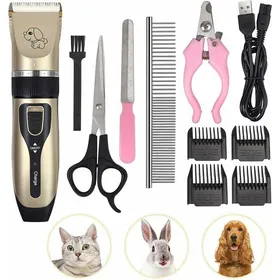 Meilleurs prix pour Tondeuse de Chien Chat avec Poil Long Epais Professionnel Silencieux Tondeuse Rechargeable Electrique sans Fil avec Ciseaux et