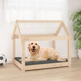 Comparer les prix de Prix bas - Lit Fauteuil Chien-Lit pour chien 81x60x70 cm Bois de pin solide （240318423216)