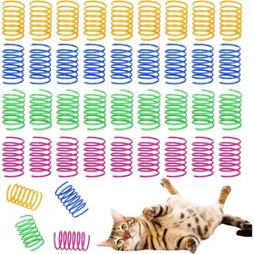 Comparer les prix de Lot de 40 jouets ressorts pour chats ressorts colorés à taper adaptés aux chatons
