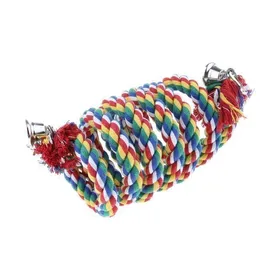 Comparer les prix de Jouet Perchoir en Corde Flexible pour Oiseau Perroquet Perruche Convient aux Cages Oiseaux JOUET