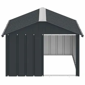Comparer les prix de Pet®Anthracite Niche pour chien Anthracite 1165x153x815 cm - robuste et durable - Acier galvanisé 7_9904475